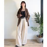 旬なワイドシルエットが目を惹く１着♪タックバレルレッグパンツ | Classical Elf  | 詳細画像8 