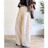 旬なワイドシルエットが目を惹く１着♪タックバレルレッグパンツ | Classical Elf  | 詳細画像9 
