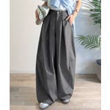 旬なワイドシルエットが目を惹く１着♪タックバレルレッグパンツ | Classical Elf  | 詳細画像19 