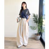 旬なワイドシルエットが目を惹く１着♪タックバレルレッグパンツ | Classical Elf  | 詳細画像2 