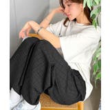 履くだけでお洒落見え。涼しげ素材で魅せる。サッカーチェックタックワイドパンツ | Classical Elf  | 詳細画像18 