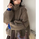 ボリューム感で魅せる、大人の旬アウター。BIGポケット ダブルジップ ループシャ… | Classical Elf | 詳細画像24