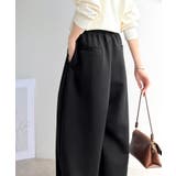 きれいめに穿ける。ダンボール素材オーバーサイズ２タックイージーパンツ（ワイド） | Classical Elf  | 詳細画像12 