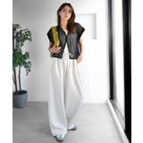 きれいめに穿ける。ダンボール素材オーバーサイズ２タックイージーパンツ（ワイド） | Classical Elf  | 詳細画像16 