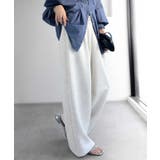 きれいめに穿ける。ダンボール素材オーバーサイズ２タックイージーパンツ（ワイド） | Classical Elf  | 詳細画像17 