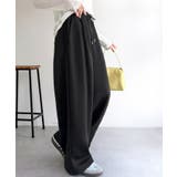 きれいめに穿ける。ダンボール素材オーバーサイズ２タックイージーパンツ（ワイド） | Classical Elf  | 詳細画像1 