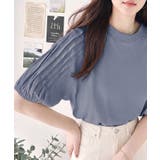 カジュアルな中にも上品さを。綿100% 袖山タックラグラン半袖Tシャツ | Classical Elf | 詳細画像19