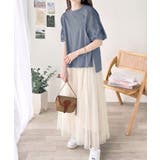 カジュアルな中にも上品さを。綿100% 袖山タックラグラン半袖Tシャツ | Classical Elf | 詳細画像23