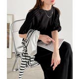 綿100% さらりと上品にきまる。袖タックラグラン半袖ワンピース（ロング丈） | Classical Elf  | 詳細画像10 