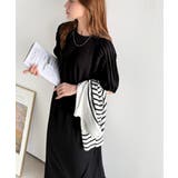 綿100% さらりと上品にきまる。袖タックラグラン半袖ワンピース（ロング丈） | Classical Elf  | 詳細画像14 