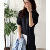 綿100% さらりと上品にきまる。袖タックラグラン半袖ワンピース（ロング丈） | Classical Elf  | 詳細画像21 