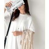 綿100% さらりと上品にきまる。袖タックラグラン半袖ワンピース（ロング丈） | Classical Elf  | 詳細画像3 