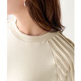 カジュアルな中にも上品さを。綿100%袖山タックラグラン長袖Tシャツ | Classical Elf  | 詳細画像25 