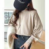 カジュアルな中にも上品さを。綿100%袖山タックラグラン長袖Tシャツ | Classical Elf | 詳細画像25