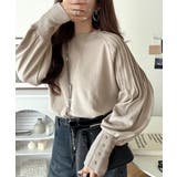 カジュアルな中にも上品さを。綿100%袖山タックラグラン長袖Tシャツ | Classical Elf | 詳細画像27