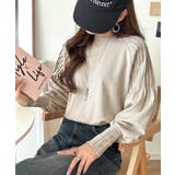 カジュアルな中にも上品さを。綿100%袖山タックラグラン長袖Tシャツ | Classical Elf | 詳細画像28