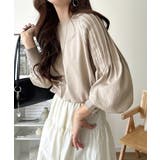 カジュアルな中にも上品さを。綿100%袖山タックラグラン長袖Tシャツ | Classical Elf | 詳細画像29