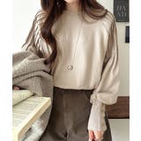 カジュアルな中にも上品さを。綿100%袖山タックラグラン長袖Tシャツ | Classical Elf | 詳細画像30