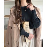 カジュアルな中にも上品さを。綿100%袖山タックラグラン長袖Tシャツ | Classical Elf | 詳細画像37