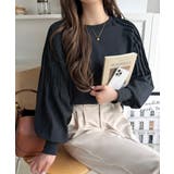カジュアルな中にも上品さを。綿100%袖山タックラグラン長袖Tシャツ | Classical Elf | 詳細画像39