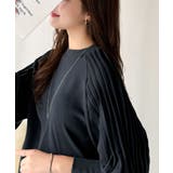 カジュアルな中にも上品さを。綿100%袖山タックラグラン長袖Tシャツ | Classical Elf | 詳細画像45