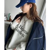 大人上品スタイル。前後2wayパステルロゴ刺繍裏起毛スウェット | Classical Elf  | 詳細画像2 