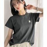 トレンドをまとう。綿100％シルケット風ハート胸サガラ刺繍Tシャツ（半袖） | Classical Elf  | 詳細画像6 