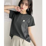 トレンドをまとう。綿100％シルケット風ハート胸サガラ刺繍Tシャツ（半袖） | Classical Elf  | 詳細画像7 