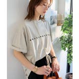 大人の上品カジュアルを楽しむ。シルケット風シンプル英字ロゴT | Classical Elf  | 詳細画像40 