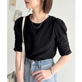 着るだけで華やかに。ふくれジャガード袖タックギャザープルオーバー（半袖） | Classical Elf  | 詳細画像20 