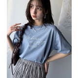大人カジュアルに映える。綿100%胸元筆記体ロゴなめらかシルケット風Tシャツ | Classical Elf | 詳細画像17