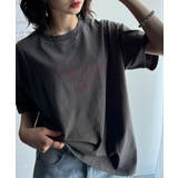 大人カジュアルに映える。綿100%胸元筆記体ロゴなめらかシルケット風Tシャツ | Classical Elf | 詳細画像29