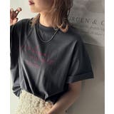 大人カジュアルに映える。綿100%胸元筆記体ロゴなめらかシルケット風Tシャツ | Classical Elf | 詳細画像31
