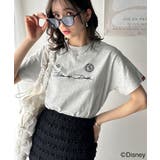 オートミール×Cドナルド | 大人女子必見! 綿100%「ディズニー」サイン風刺繍Tシャツ(半袖) | Classical Elf