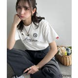 大人女子必見! 綿100%「ディズニー」サイン風刺繍Tシャツ(半袖) | Classical Elf | 詳細画像2