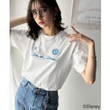 大人女子必見! 綿100%「ディズニー」サイン風刺繍Tシャツ(半袖) | Classical Elf | 詳細画像12