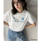 大人女子必見! 綿100%「ディズニー」サイン風刺繍Tシャツ(半袖) | Classical Elf | 詳細画像13