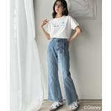 大人女子必見! 綿100%「ディズニー」サイン風刺繍Tシャツ(半袖) | Classical Elf | 詳細画像14