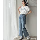 大人女子必見! 綿100%「ディズニー」サイン風刺繍Tシャツ(半袖) | Classical Elf | 詳細画像18