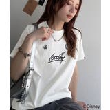 大人女子必見! 綿100%「ディズニー」サイン風刺繍Tシャツ(半袖) | Classical Elf | 詳細画像22