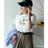大人女子必見! 綿100%「ディズニー」サイン風刺繍Tシャツ(半袖) | Classical Elf | 詳細画像29
