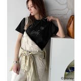 大人女子必見! 綿100%「ディズニー」サイン風刺繍Tシャツ(半袖) | Classical Elf | 詳細画像51