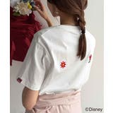 綿100%大人可愛い♪バック「ディズニー」刺繍半袖T | Classical Elf | 詳細画像1