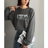 一枚でも、レイヤードでも。モードな雰囲気で魅せる綿100％モノクロフォトプリント… | Classical Elf  | 詳細画像10 