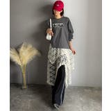 一枚でも、レイヤードでも。モードな雰囲気で魅せる綿100％モノクロフォトプリント… | Classical Elf  | 詳細画像13 