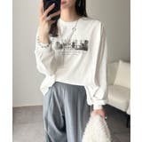 一枚でも、レイヤードでも。モードな雰囲気で魅せる綿100％モノクロフォトプリント… | Classical Elf  | 詳細画像1 