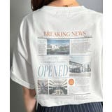 纏うだけで、洒落感アップデート◎綿100％ニュースペーパーロゴプリントオーバーサ… | Classical Elf  | 詳細画像8 