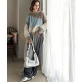 ゆるめのシルエットとニュアンス感が今っぽい。ふんわり♪ウェーブ柄ニット(長袖) | Classical Elf | 詳細画像9