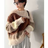 ゆるめのシルエットとニュアンス感が今っぽい。ふんわり♪ウェーブ柄ニット(長袖) | Classical Elf | 詳細画像11