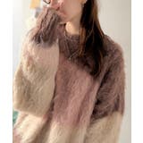 ゆるめのシルエットとニュアンス感が今っぽい。ふんわり♪ウェーブ柄ニット(長袖) | Classical Elf | 詳細画像18